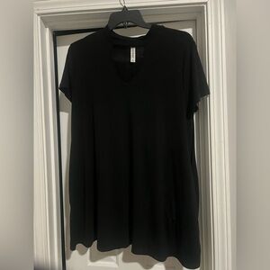 Black short dress/ long shirt